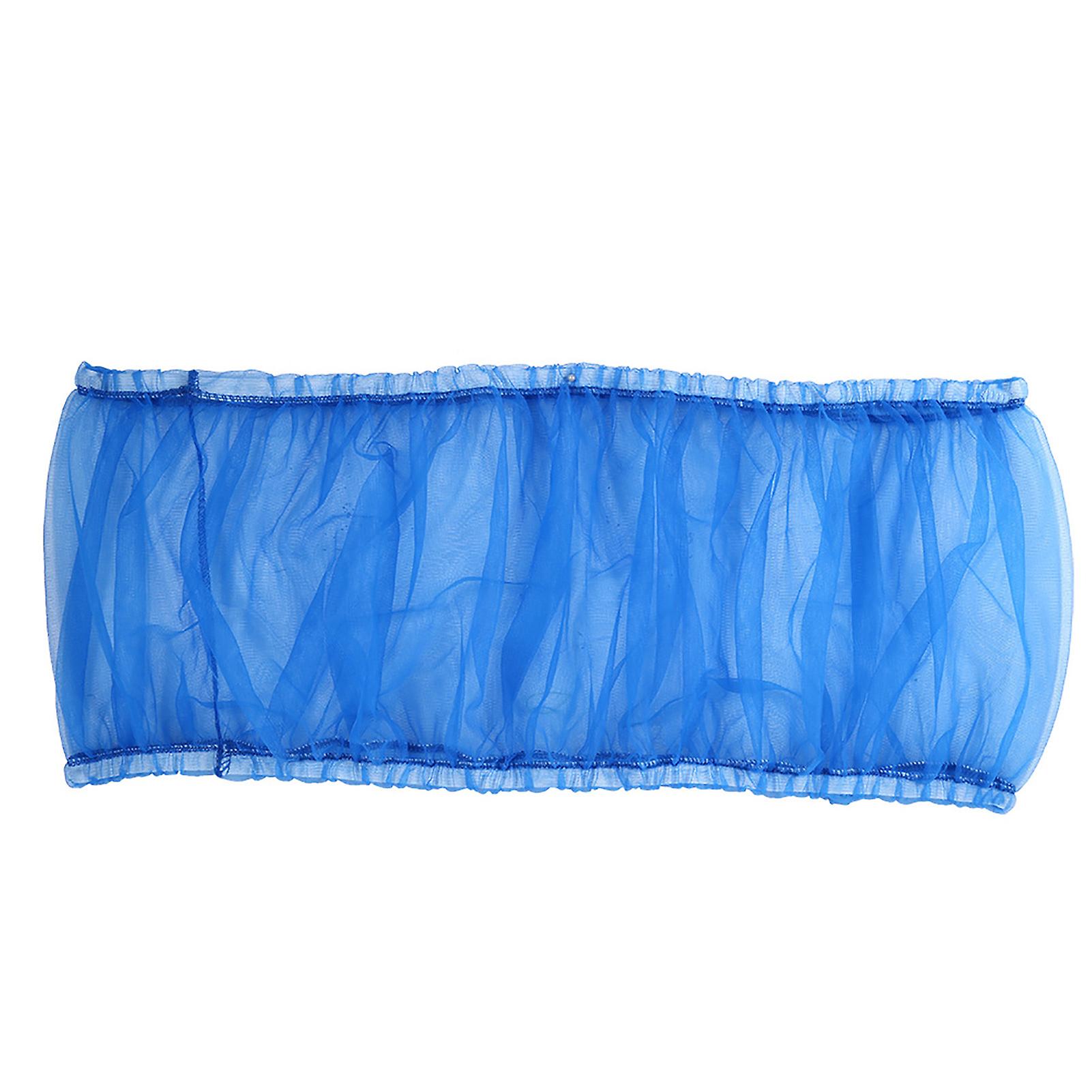 Soft Nylon Mesh Bird Parrot Cage Seed Catcher Cover Shell Guard Pet Products(Blue)