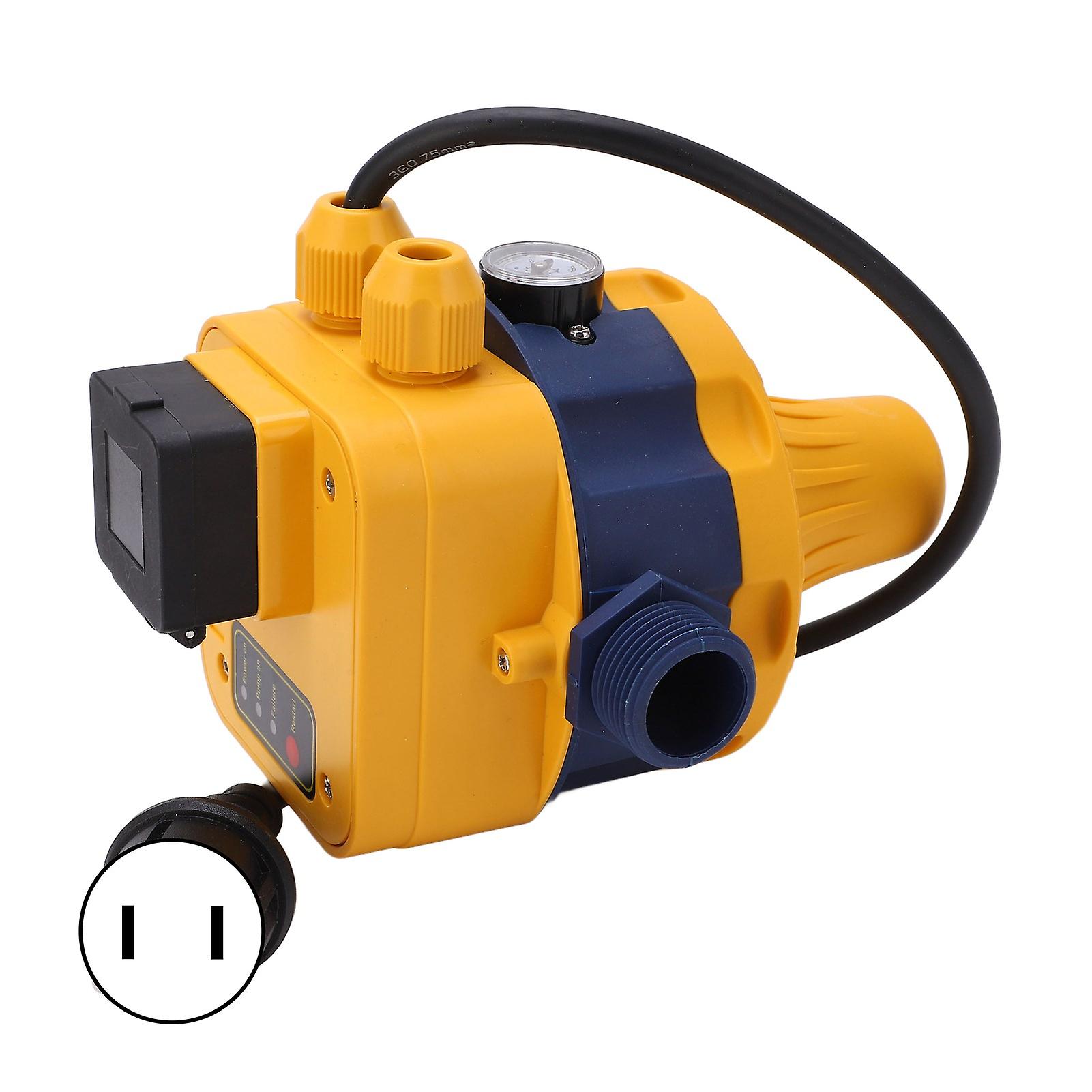 Water Pump Pressure Control Switch Automatic Controller IP65 Protection Yellow Blue