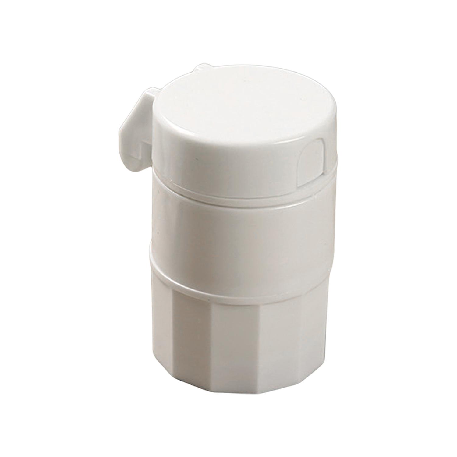 Pill Container Compartment Buckle Design Good Sealing Portable Multi-layers Grinder Splitter Tablet 