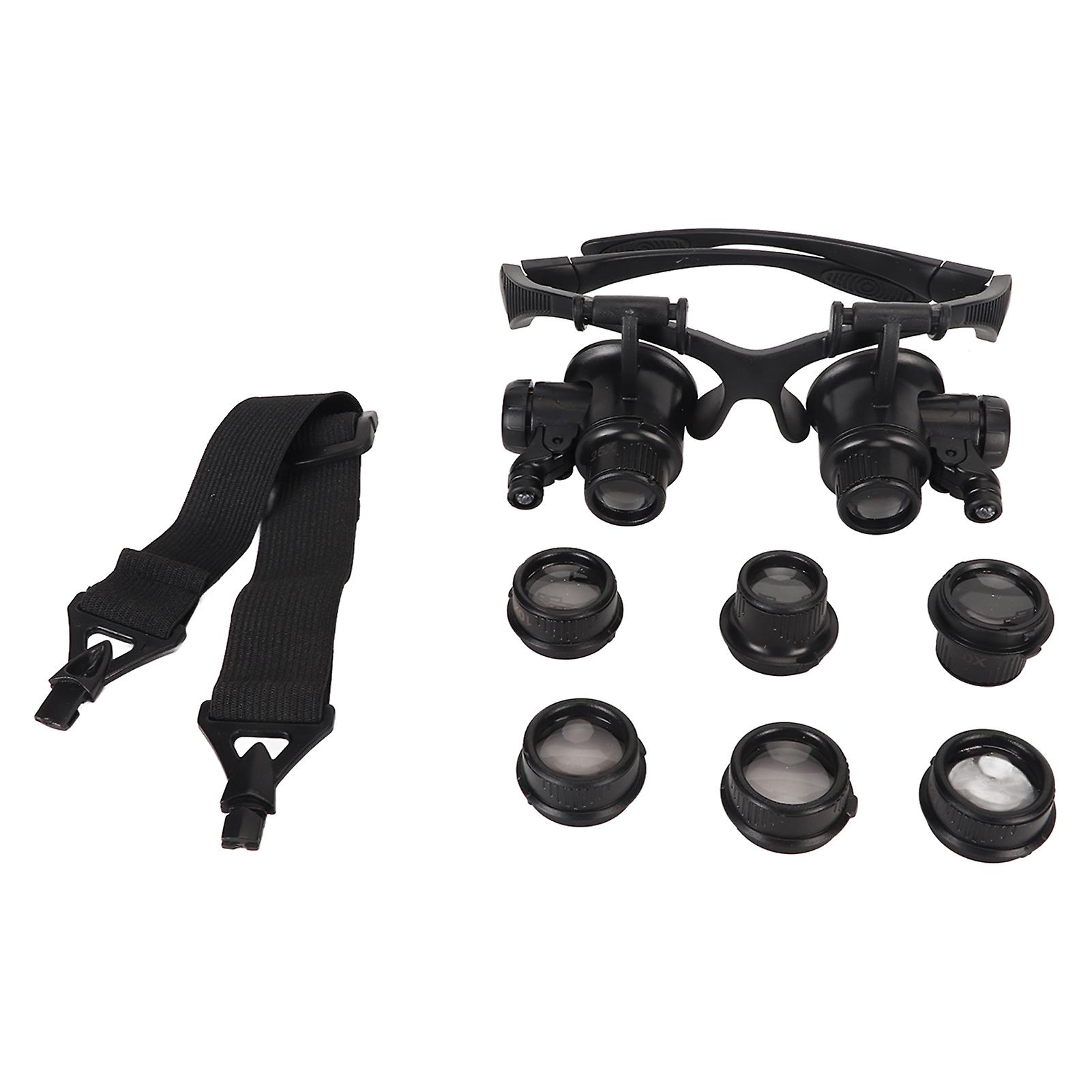 Magnifier, LED Light, Hands Free, Headband Visor