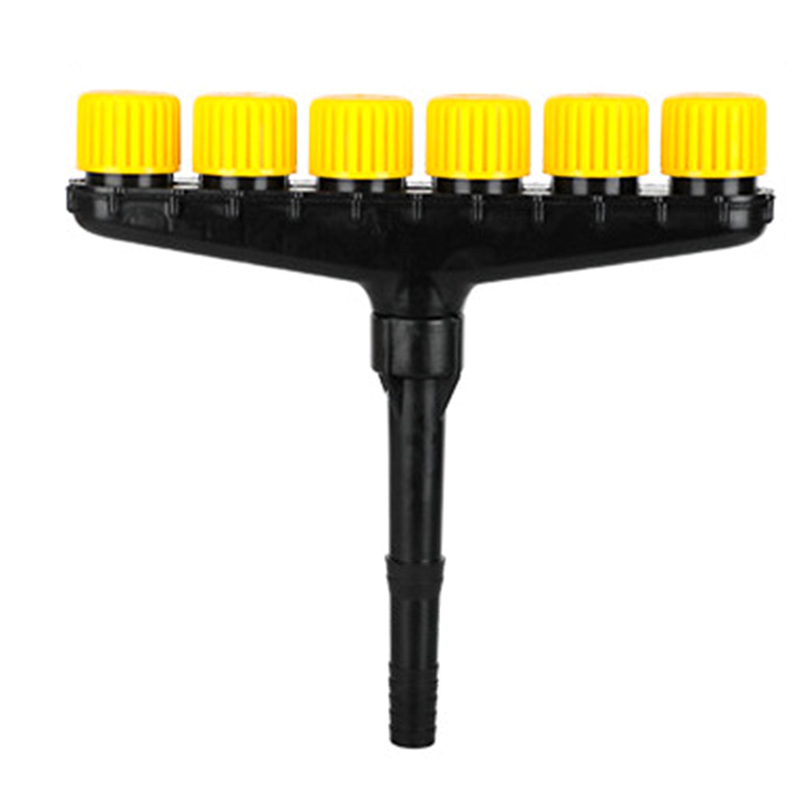 Multipurpose Garden Sprinkler With 3/4/5/6 Atomizer Nozzle Adjustable Output
