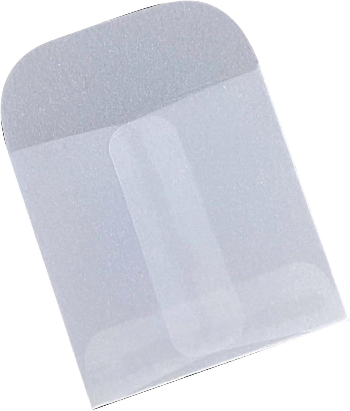 Mini Translucent Paper Envelope Bag, Waterproof Portable Card Sleeves for Jewelry, Prevent Scratches