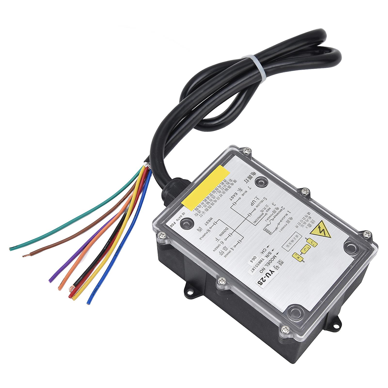 2-Key Wireless Stop Start Button for Industrial Hoist Crane Lift YU-2SAC380V