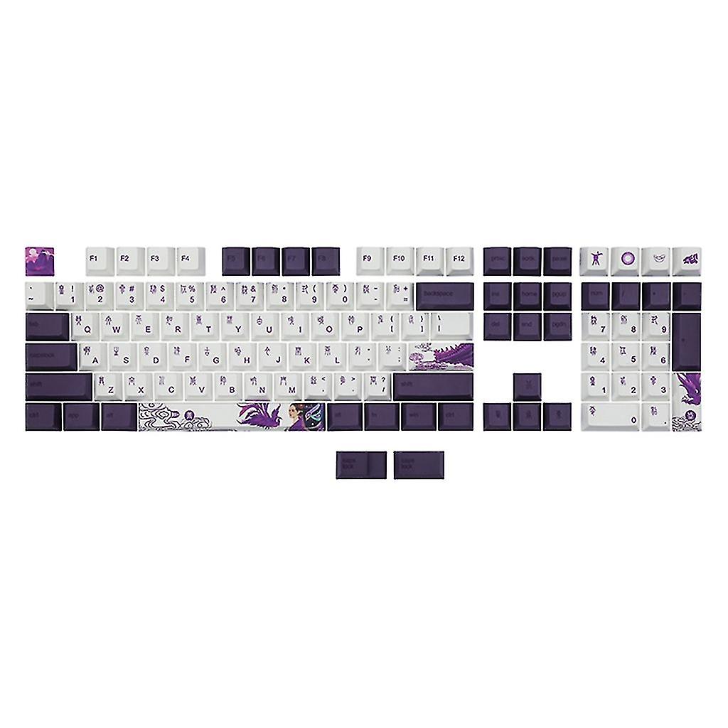 110 Keys Chinese Tang Cherry Pbt Dye Sub Keycaps Mechanical Keyboard Key Cap