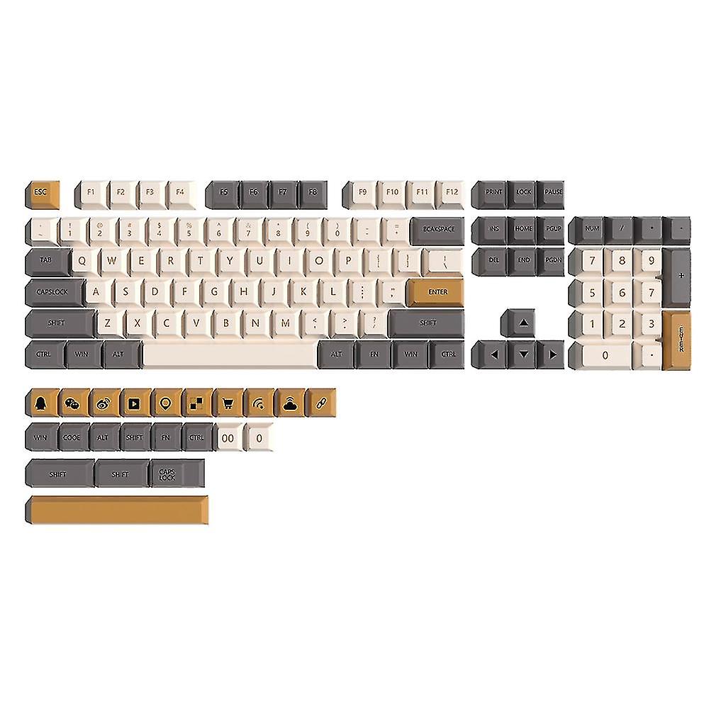 126keys/set Dye Sublimation Keycap Xda Profile Mechanical Keyboard Pbt Keycap