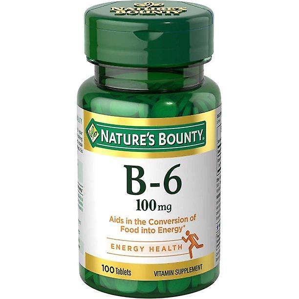 Doğanın Cömert B-6 Tabletleri, 100 Mg, 100 Ct