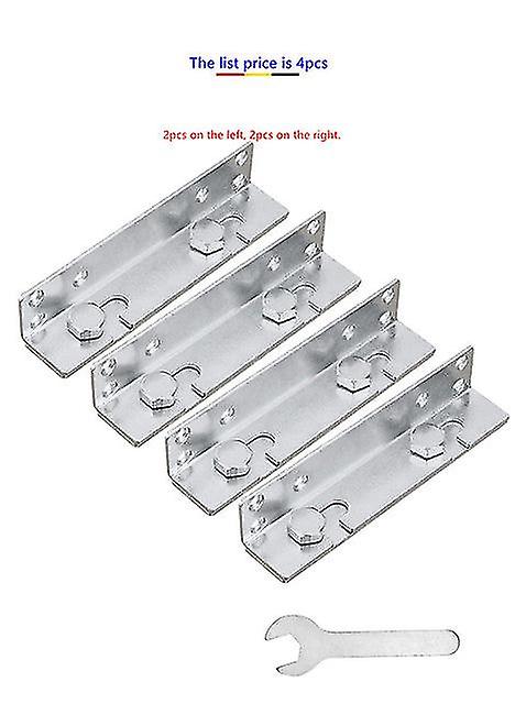 מהדקי חריץ עבים וכבדים מעץ וו זווית המיטה קוד רהיטים אביזרי חומרה קבועים המחברים בין צירים