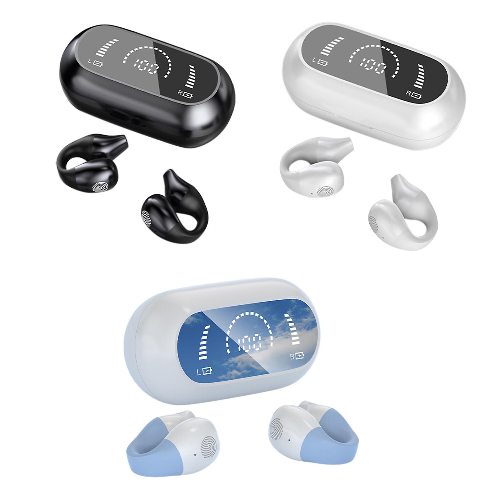 Bluetooth Wireless Earbuds Ear Clip Bone Conduction Headphones Sport Headset