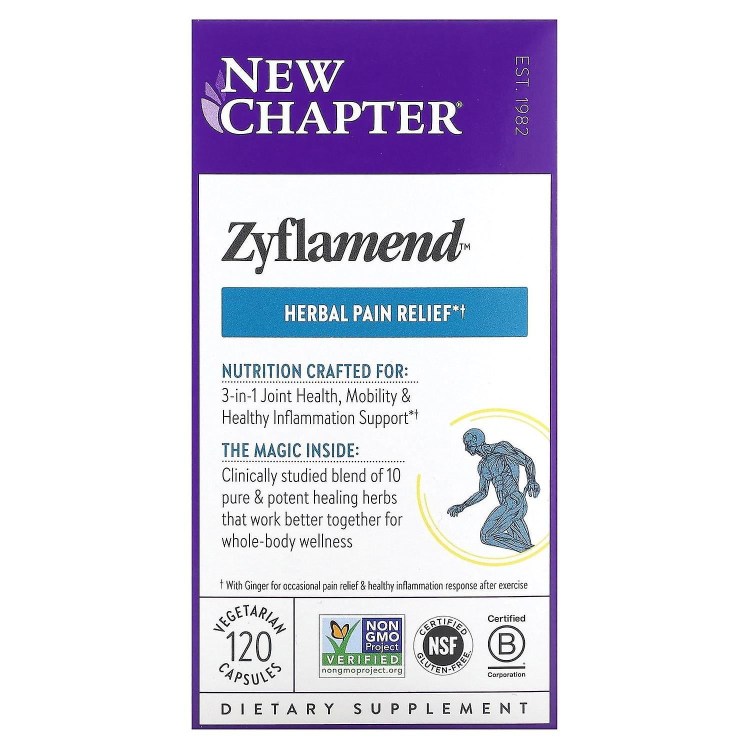 New Chapter, Zyflamend, 120 Vegetarian Capsules
