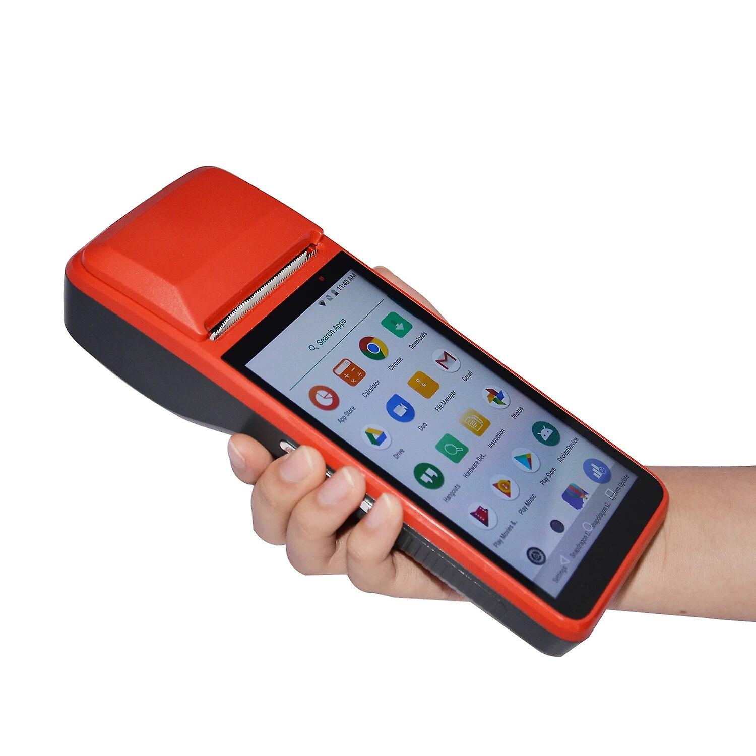 Pda 58mm Bluetooth Thermische Empfang Drucker 4g Wifi Mobile Auftrag Pos Terminal Handheld Android R330-g