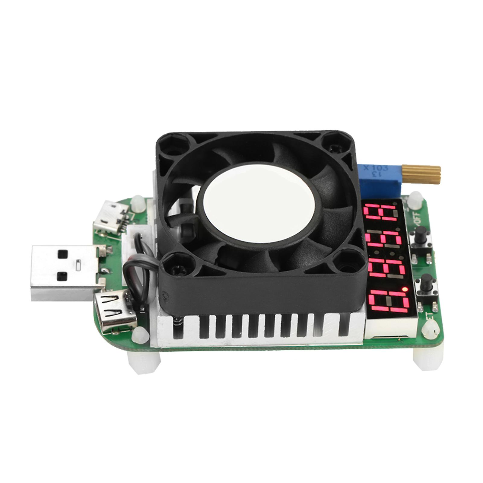 LD25 25W USB Electronic Load 4-25V Adjustable Battery Tester