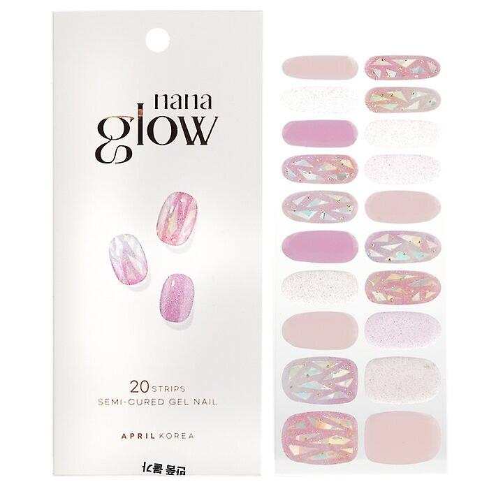 April Korea Nanaglow Nail Sticker - # Gn04 20pcs