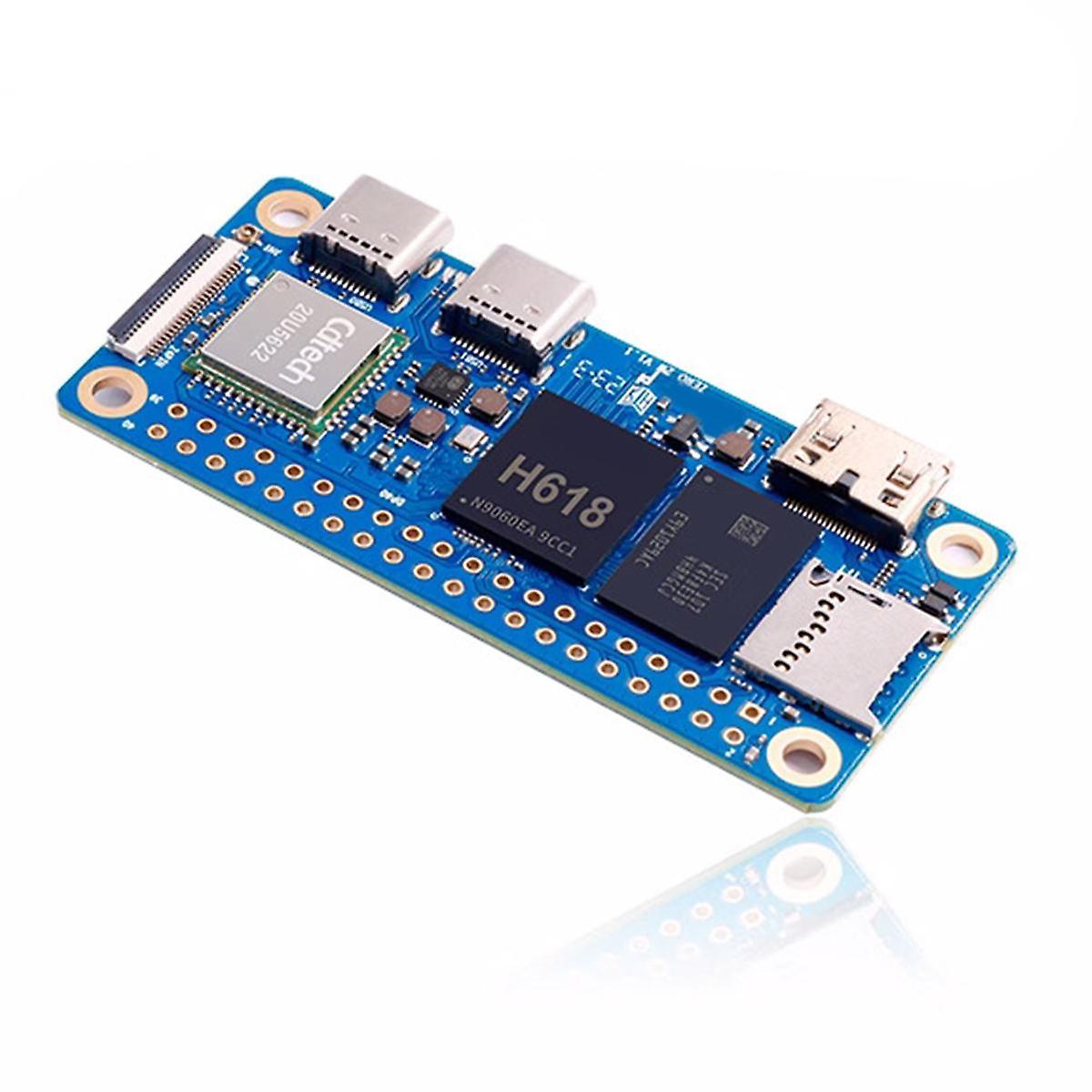 For Zero 2W Development Board 4G RAM+Expansion Board+Heat Sink DDR4 H618 WiFi5 BT5.0 Support 4K 60F