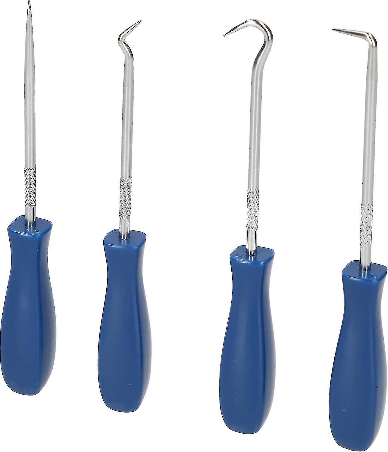 4-Piece Auto Repair Hook/Pin Tool Kit - Hooks at Various Angles