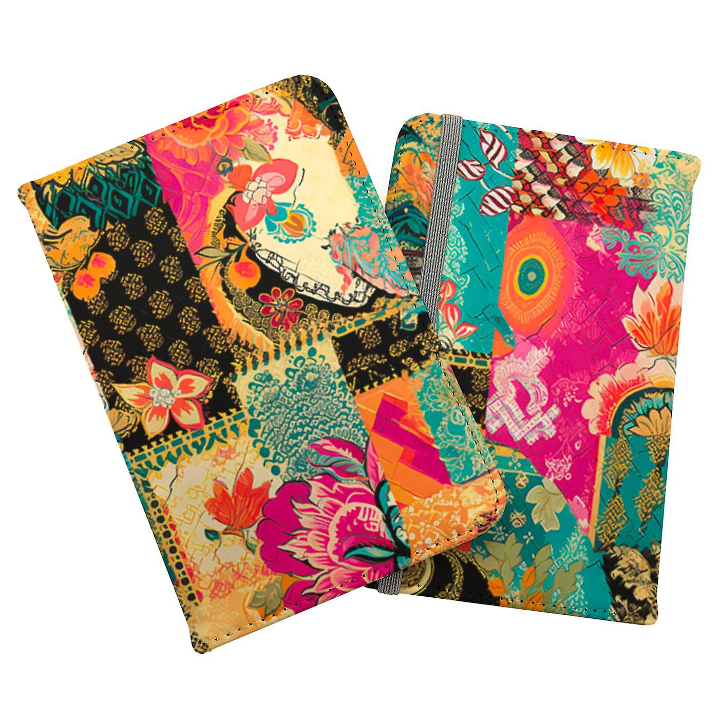 Patchwork Mixed Textiles Passport Cover