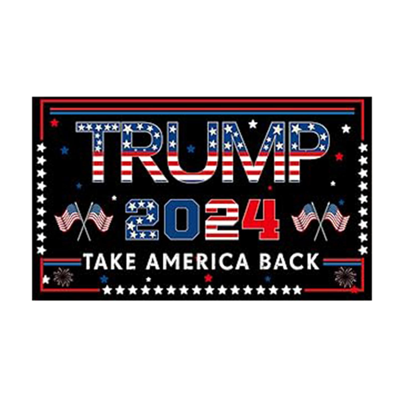Trum Flag Double Sided Print Election-Trum Flag Outdoor Bunting for Indoor Outdoor