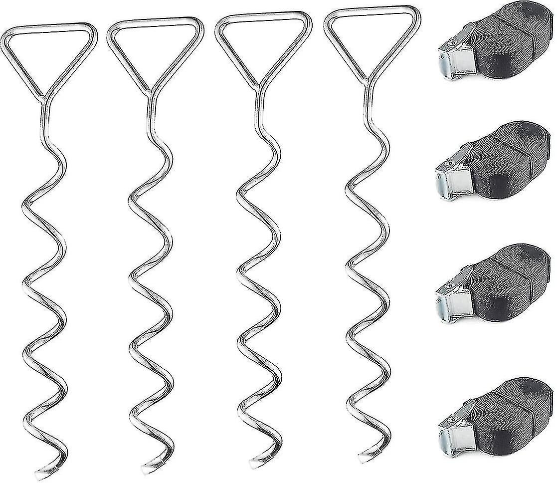 Trampoline anti-falling fixator, suitable for trampoline, swing, garden shed