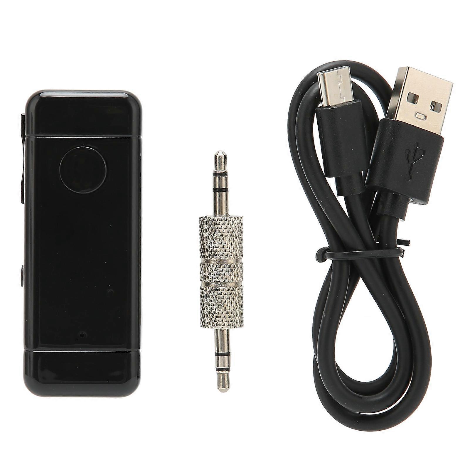 Bt 5.0 Receiver For Car 5.0mm Noise Cancelling Music Streaming Handsfree Calls Bt Aux Adapter