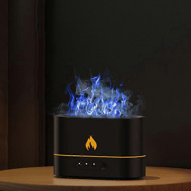 Flame Aroma Diffuser, Air Humidifier Flame Effect Aroma Diffuser 17*8*11cm