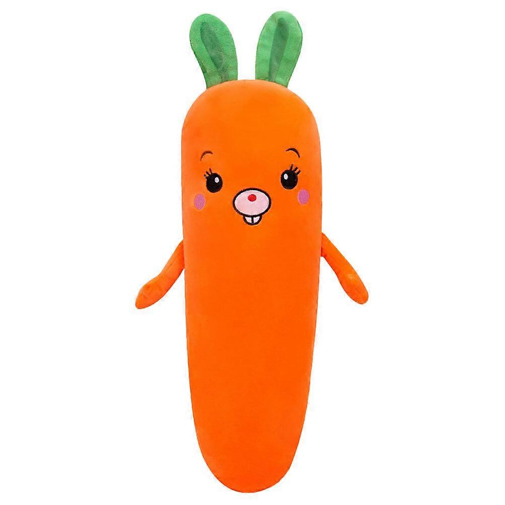 Easter Carrot Shape Throw Pillow Plush Sleeping Hugging Cushion Stuffed Toy Gift for Kids