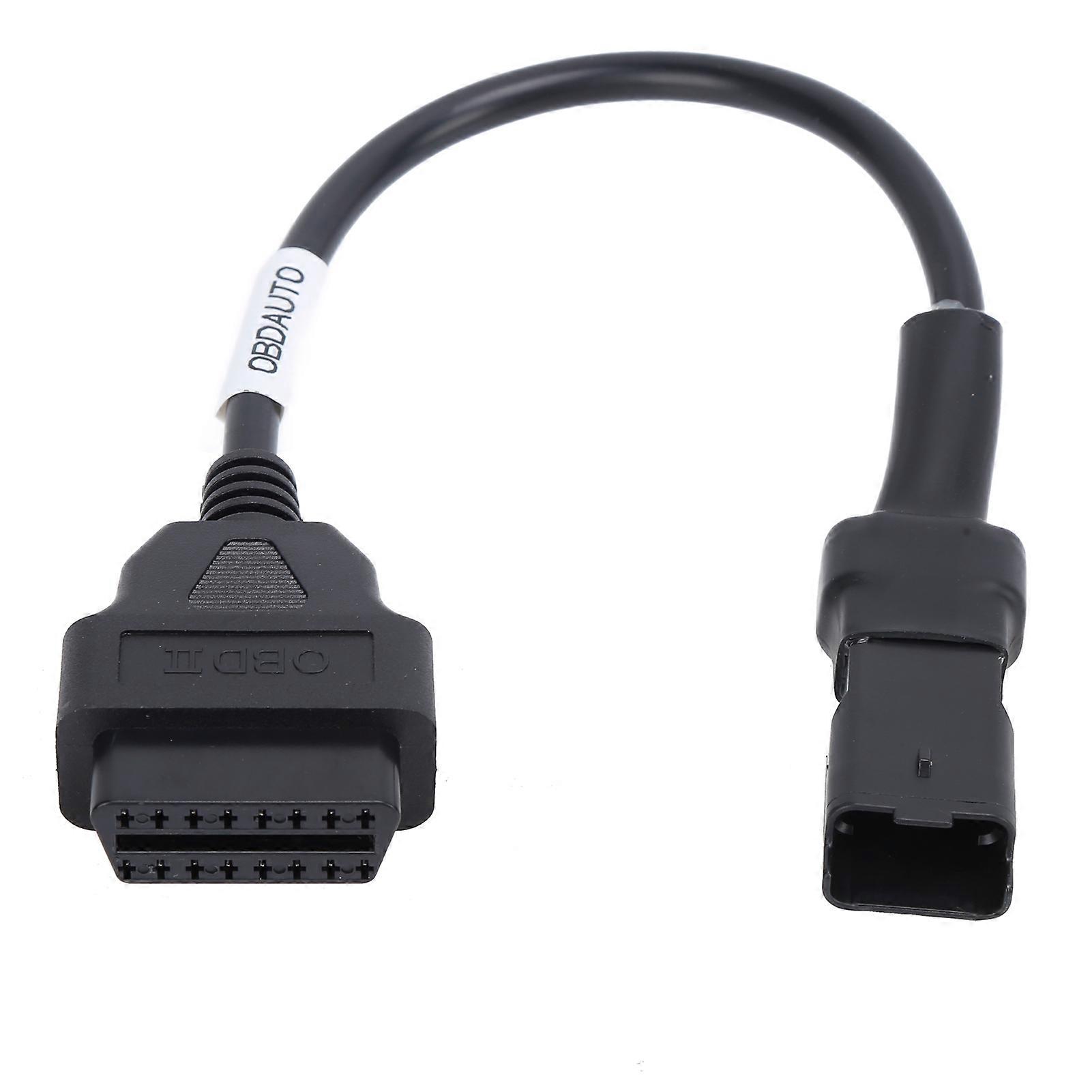 ドゥカティバイク用 4ピン OBD 診断ケーブル アダプター OBD2 延長コネクタ交換品