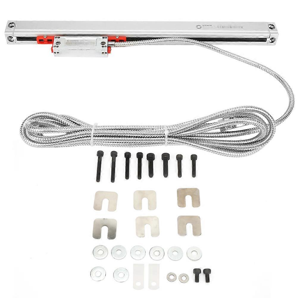 High Accuracy Optical Linear Encoder Glass Scale Measuring Ruler Tool 220mm