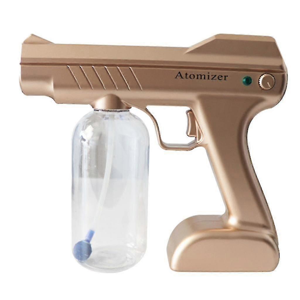 Nano forstøvning desinfektionsmiddel spray sprøjte desinfektionsmiddel maskingevær guld