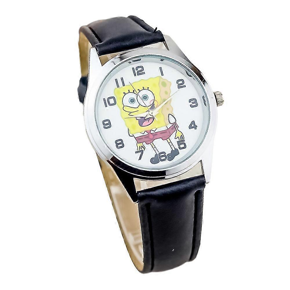 Crianças Bob Esponja Squarepants Relógios Quartzo Relógio de pulso Analogue Crianças Meninos Meninas Cartoon Party Presentes