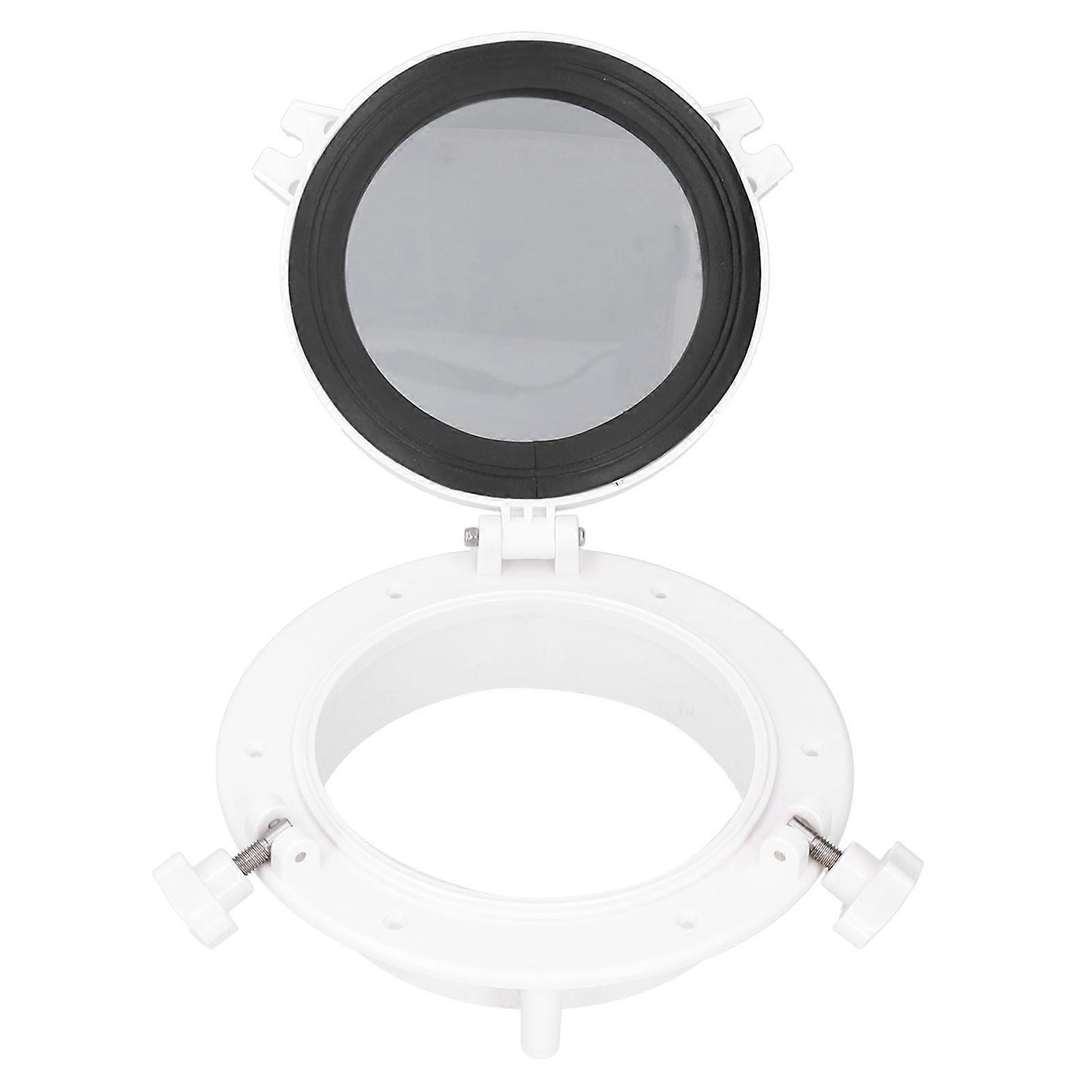 8in ouverture ronde hublot hublot fenêtre en verre trempé universelle pour RV bateau yacht blanc YEMAA