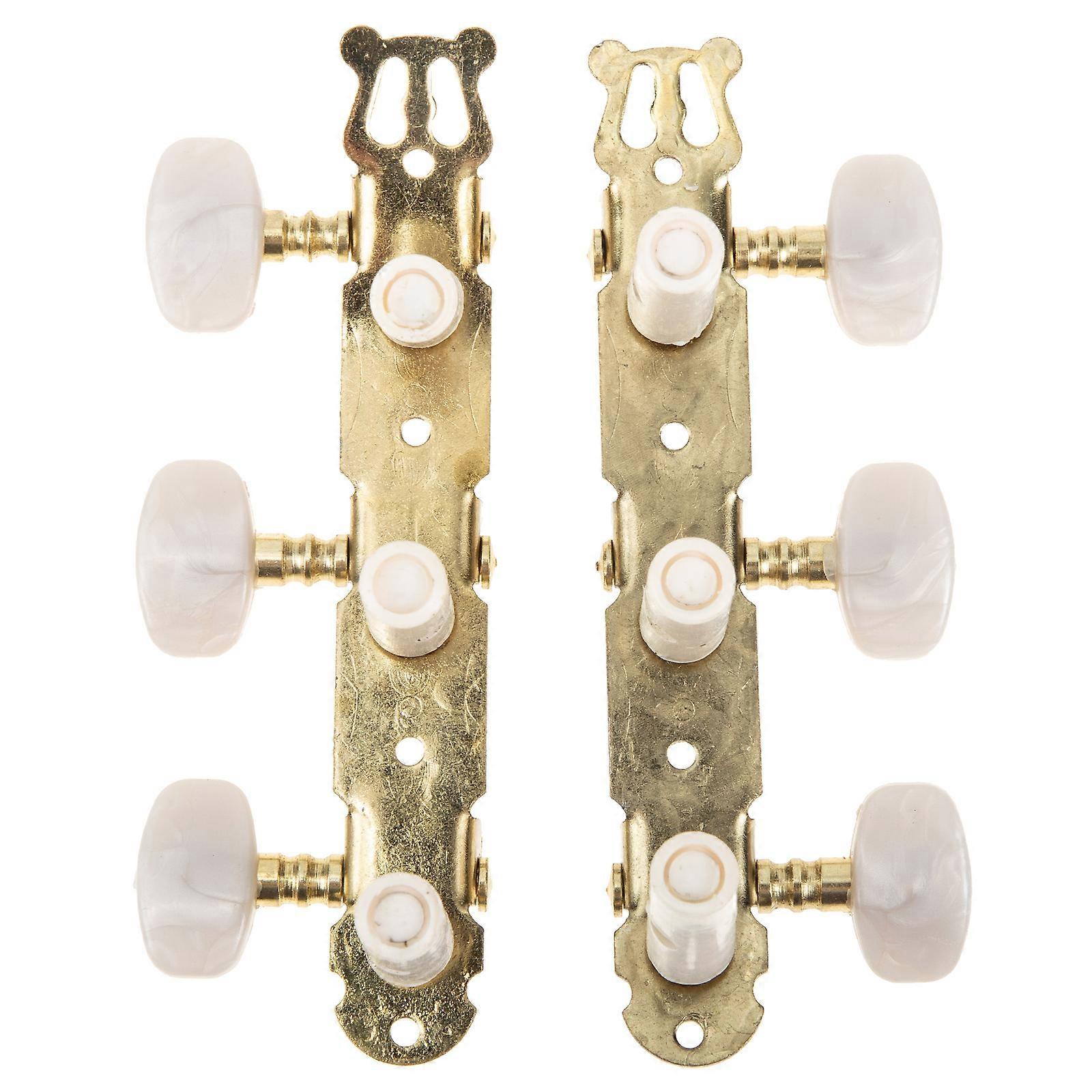 2st Trä Gitarr Huvud Peg Gitarr Sträng Vridning Tillbehör Gitarr Head Peg Del