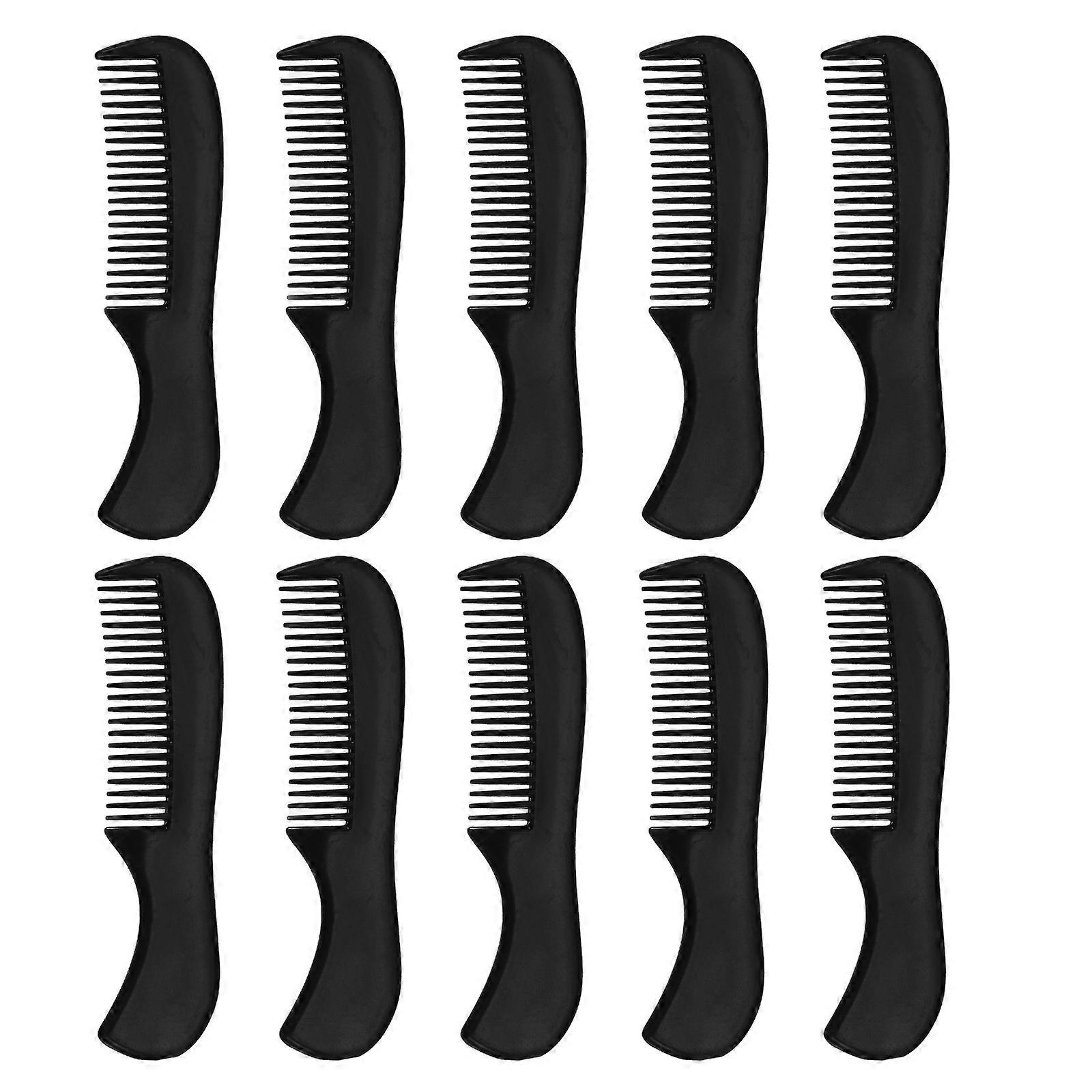 10pcs Mustache Comb Hair Comb Pocket Comb Practical Beard Comb Plastic Beard Comb Beard Combs For Men