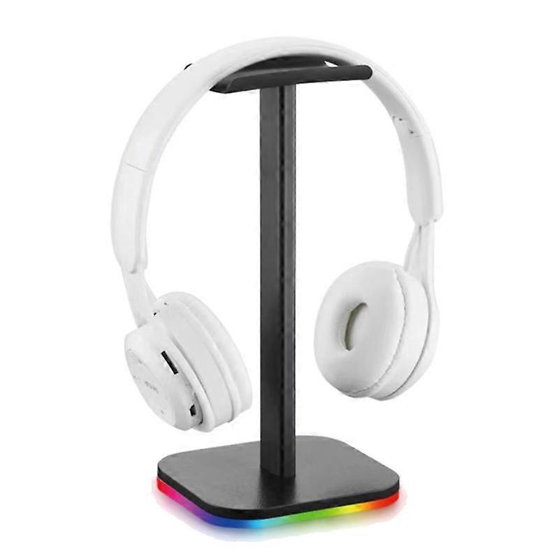 RGB Headphone Stand Game Headset Desk Display Holder LED Base USB Pickup Light Headset Support Brac