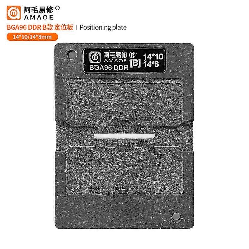 Amaoe DDR BGA96 BGA Reballing Stencil Kit for LCD Smart TV Set DDR2 3 4 Positioning Plate with Magnetic Base Repair