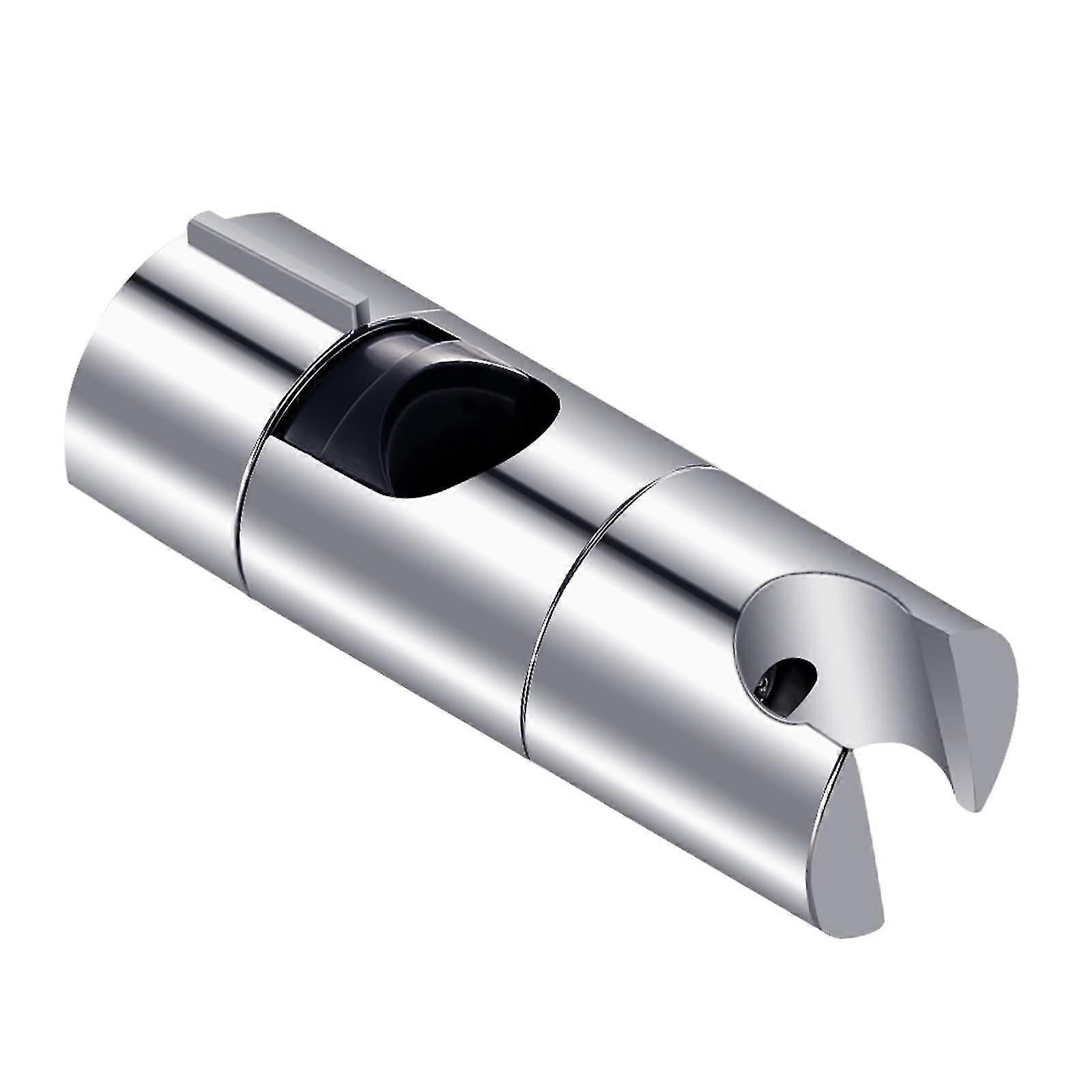 حامل دش ، قطر 18-25 مم قابل للتعديل ، حامل دش يدوي بتصميم كروم + ABS ، تركيب بسيط ، مناسب لسكة الدش