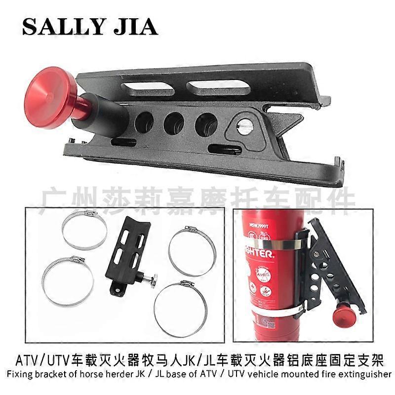 For UTV ATV Car Fire Extinguisher Bracket Wrangler JK TJ CJ JL Polaris RZR Ranger
