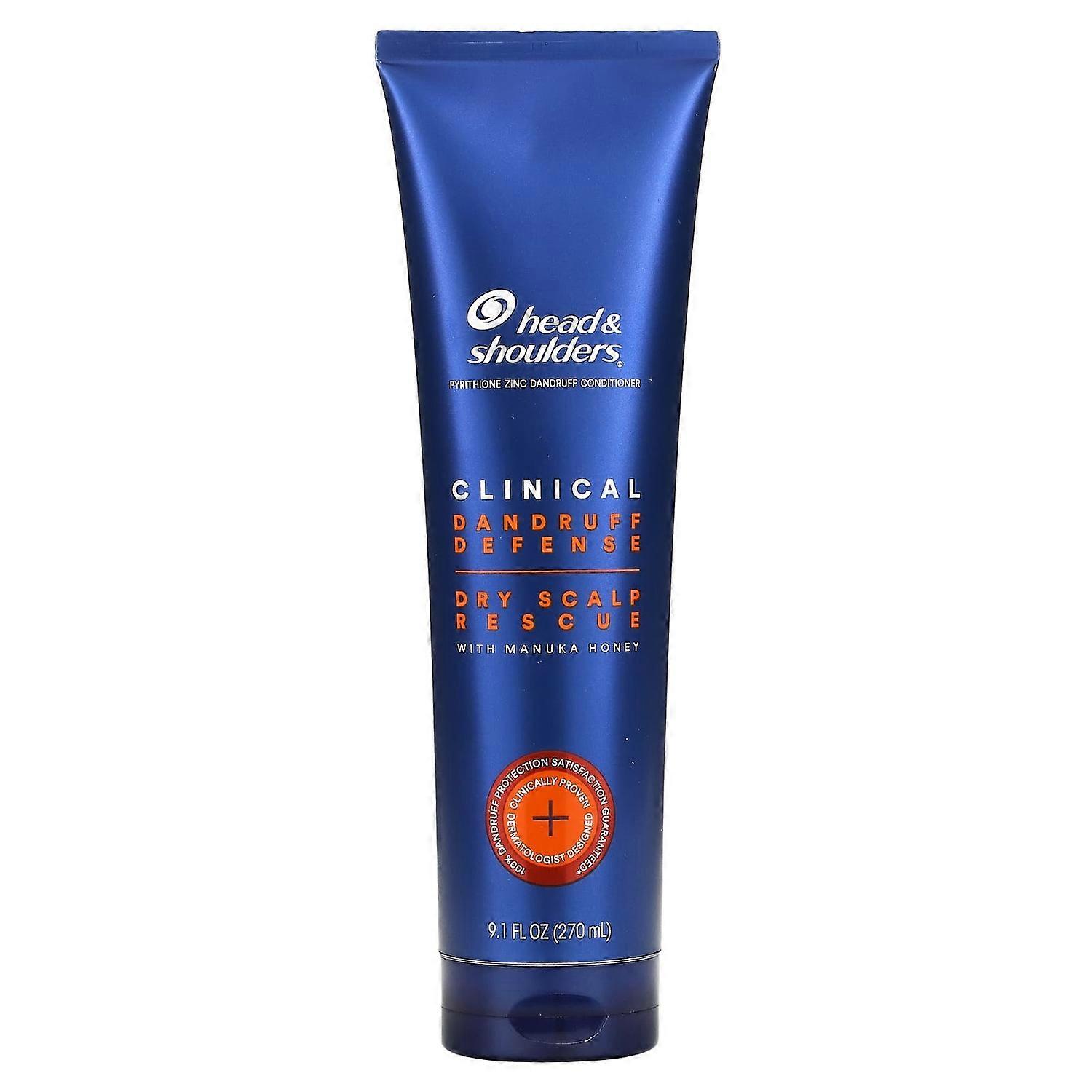 Head & Shoulders, Clinical, Dandruff Defense Conditioner, Dry Scalp Rescue, 9.1 fl oz (270 ml)