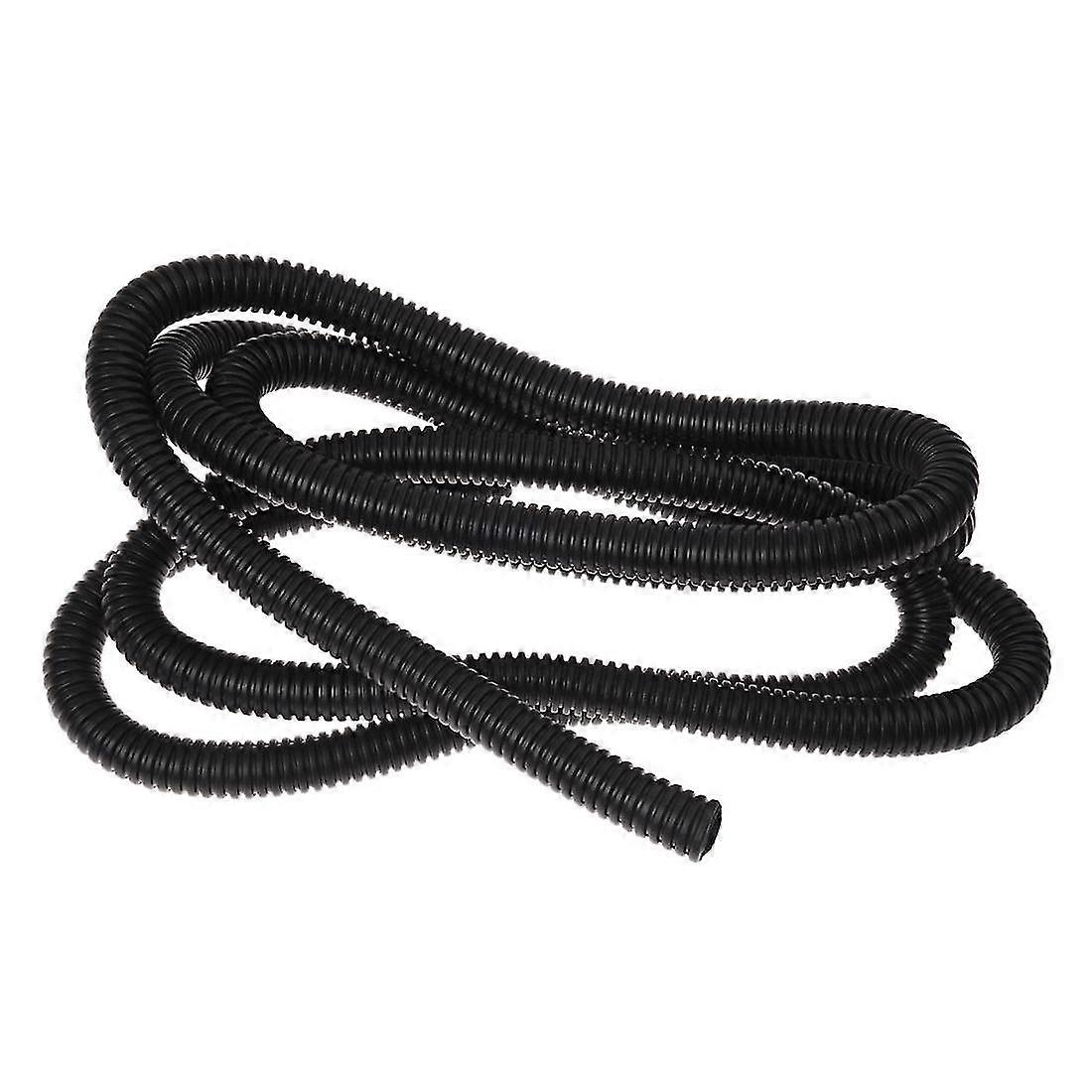 Electric Wire Protector 1/2" Dia Corrugation Split Loom Tubing Pipe 6.5Ft