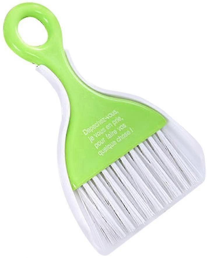 Desktop Sweeper Cleaning Brush Small Broom Dustpan Set (random Color)
