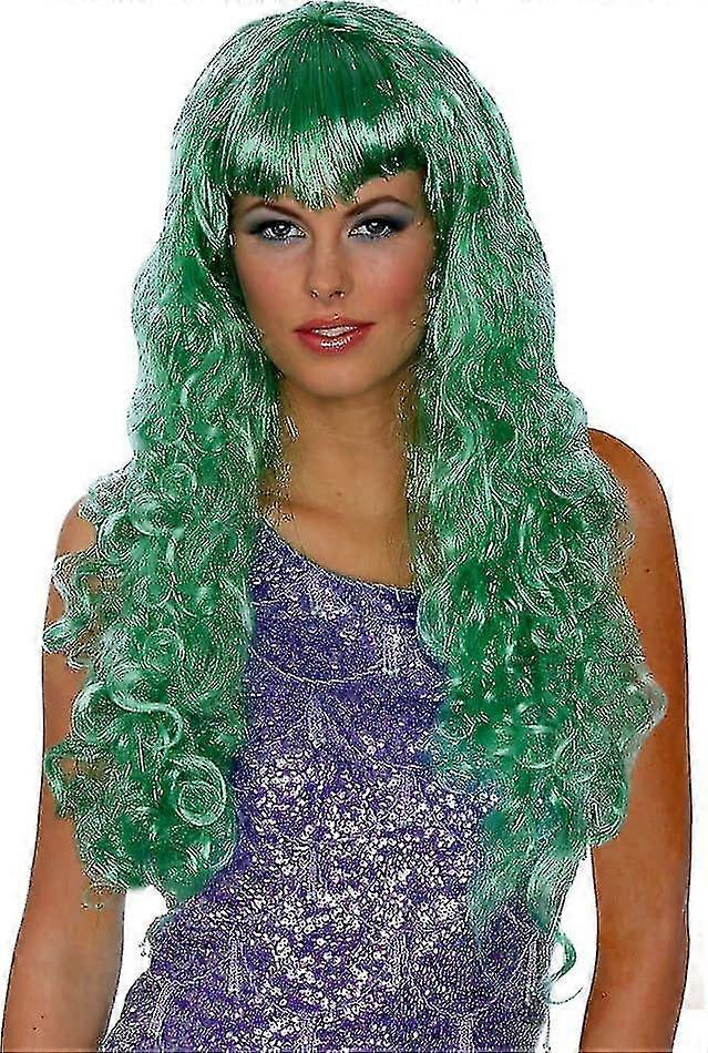 green wig for mermaid costume