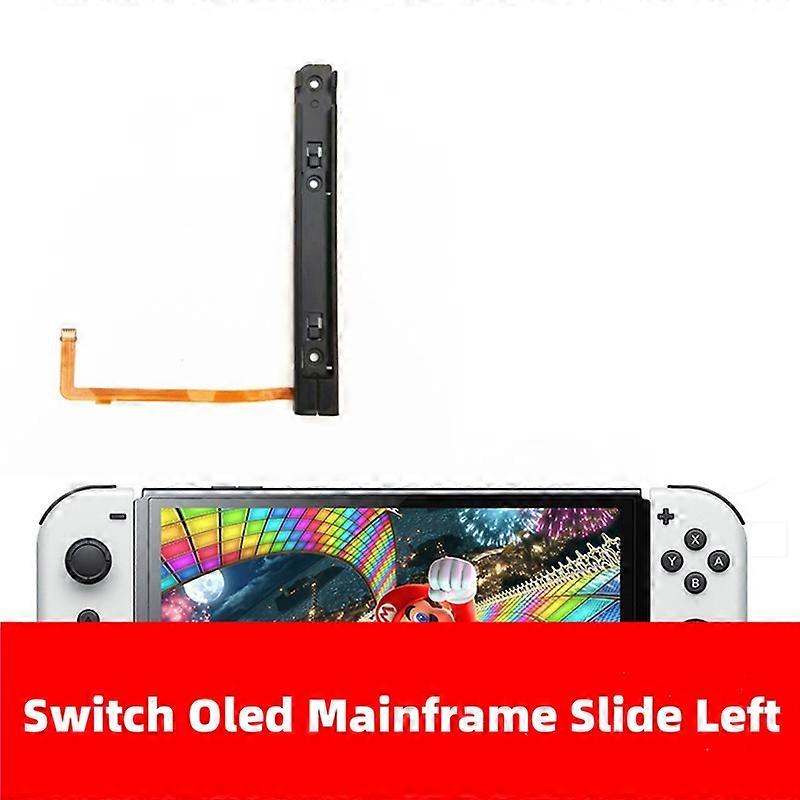 Full Set Replacement Slide Rail Left Right Rails Repair Parts for Switch OLED