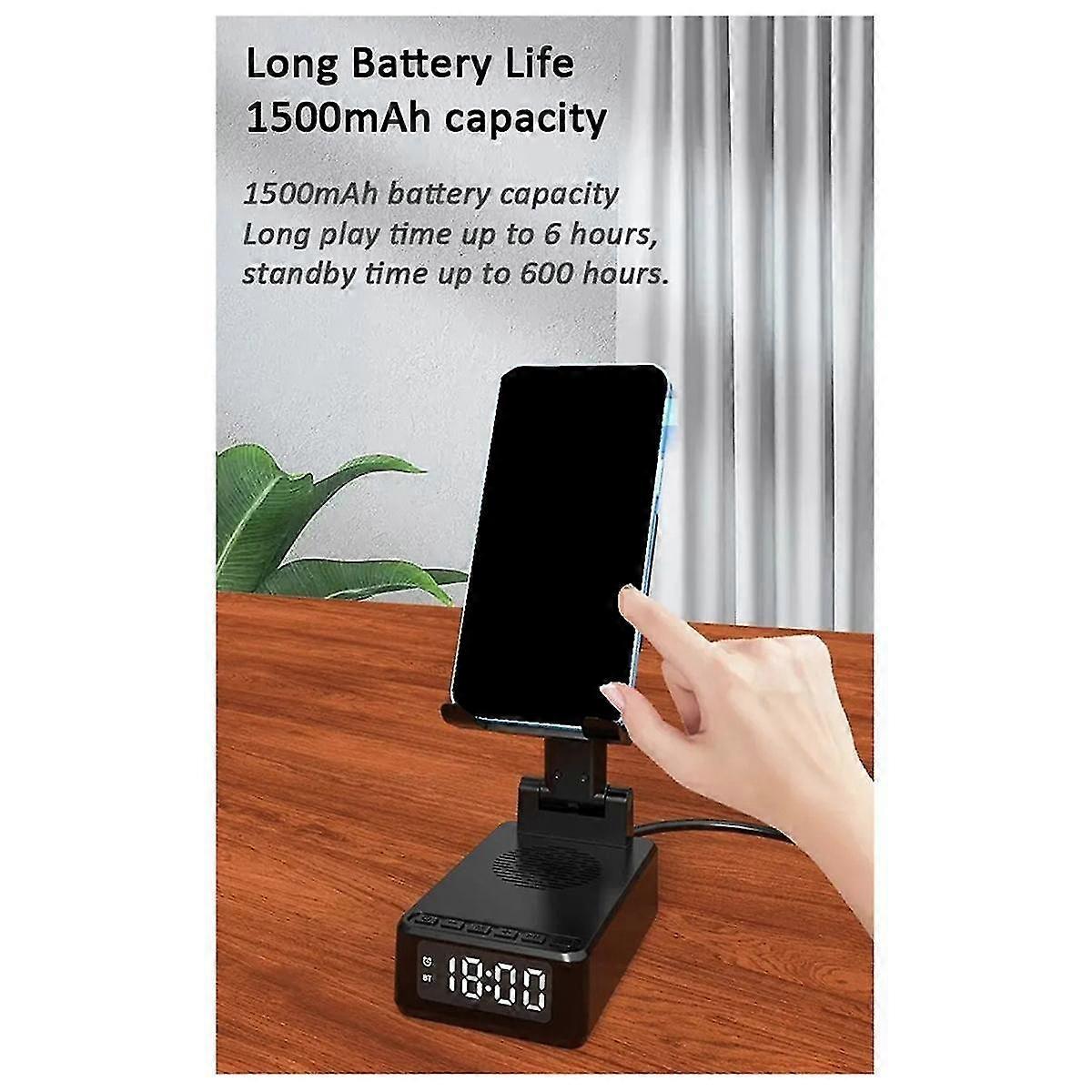 Desktop Three-in-one Wireless Charging Multi-function Vertical Folding Audio Bluetooth Speaker With