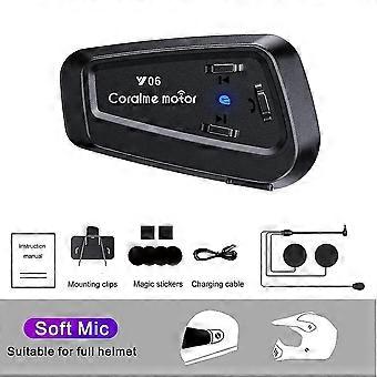 Y10 Motorhelm Headset Bluetooth 5.3 Motorfiets Draadloze Hands-on Talking Headset Waterdichte Motor Oortelefoon