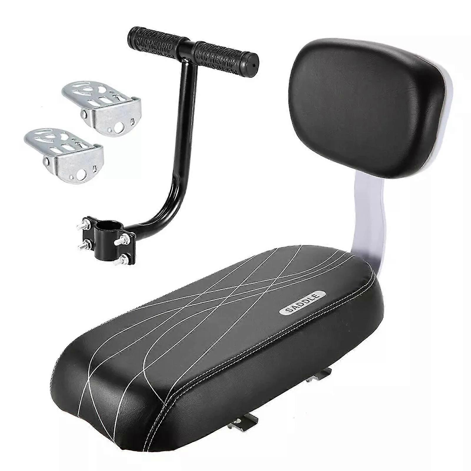 Premium Bike Saddle with Back Rest | Child Seat Set | MTB Rear Rack | Comfortable & Safe