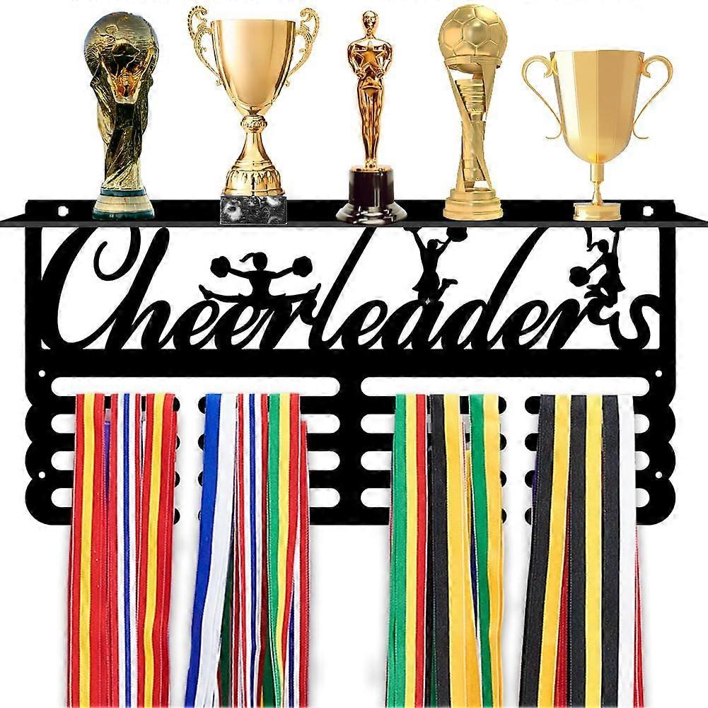 Medal Hanger Display Trophy Holder Trophy Display Hanger Rack Easy to Install Black Wall Mount Medal Holder Stand for Displaying Over 70 Medals