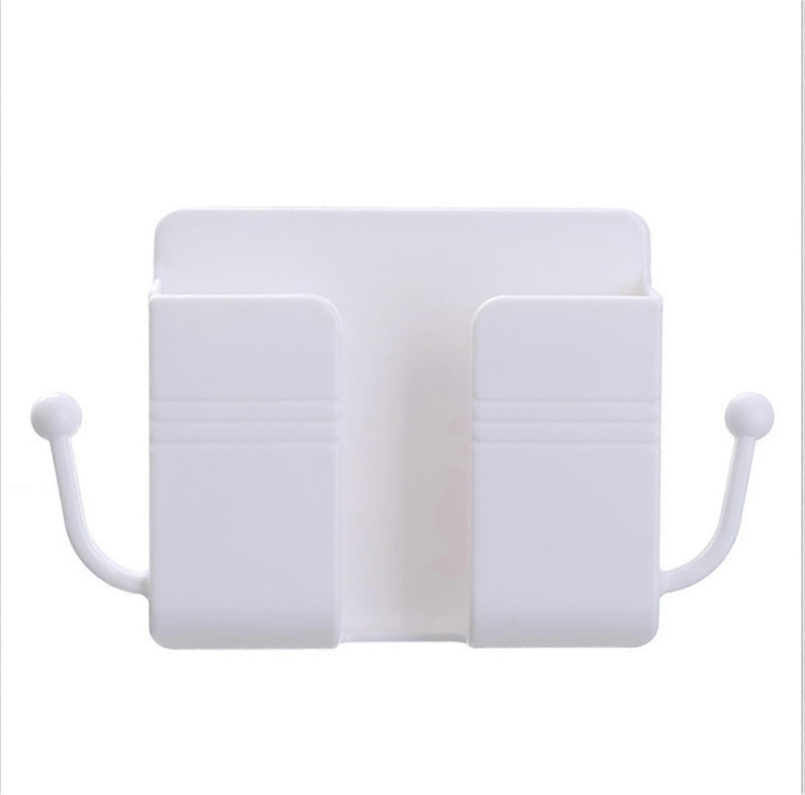 Remote Controller Mobile Phone Plug Wall Holder Self-adhesive Punch Free Storage