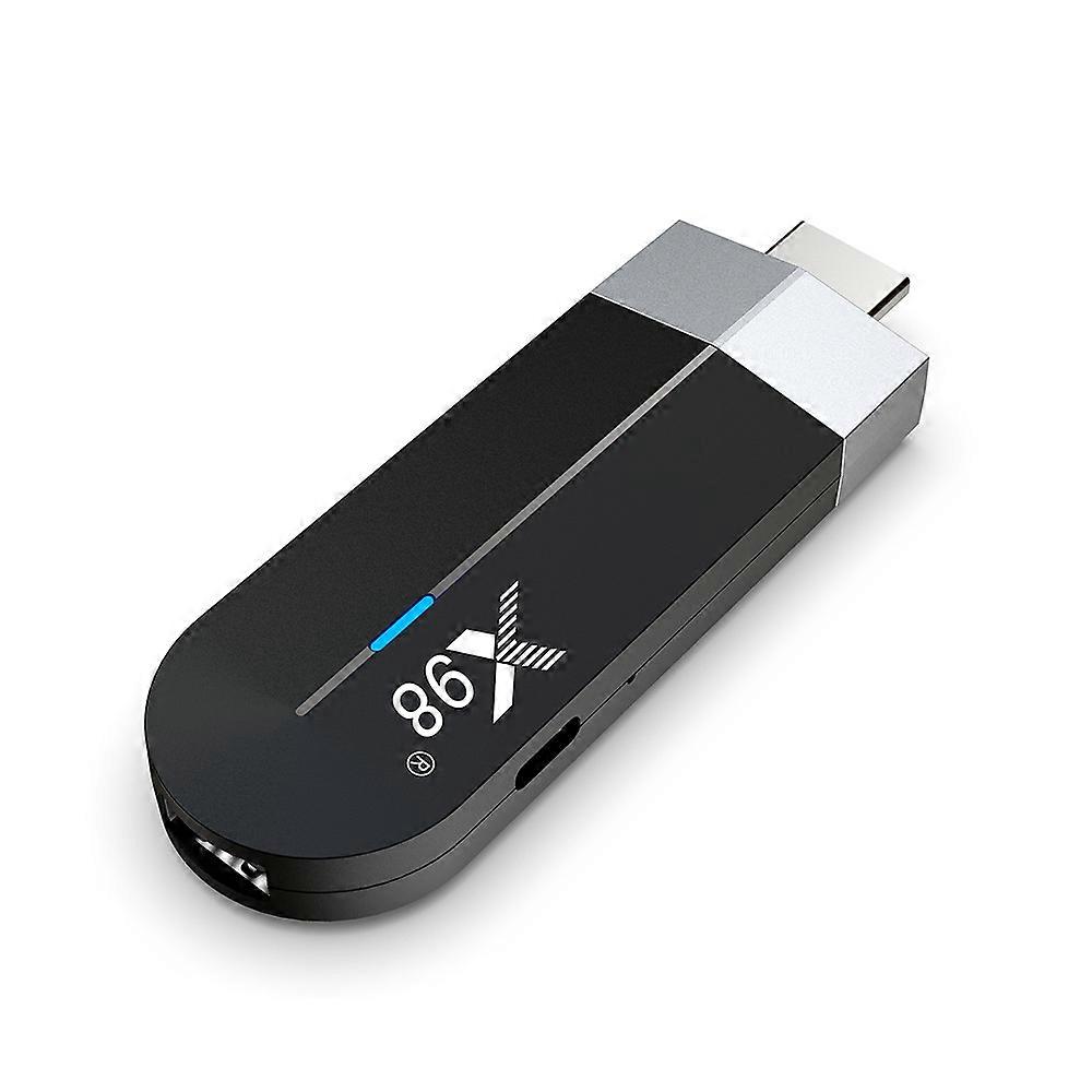 X98 S500 Android 11.0 Smart TV Stick UHD 4K Amlogic S905Y4 TV Dongle 2.4G 5G WiFi HDR10 H.265 VP9 Decoding 4G 32G