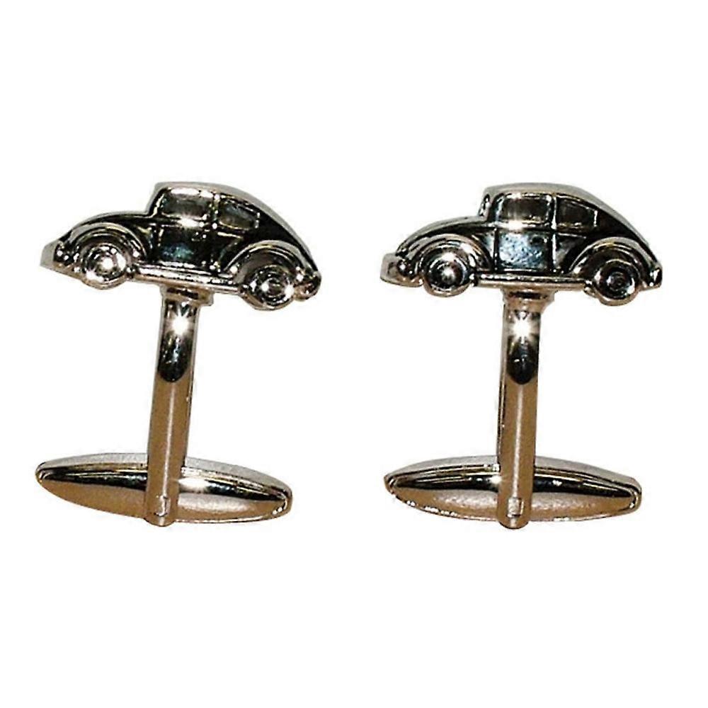 GDesign Premium Quality and Durable Car Stylish Design Button Cufflinks (Silver)