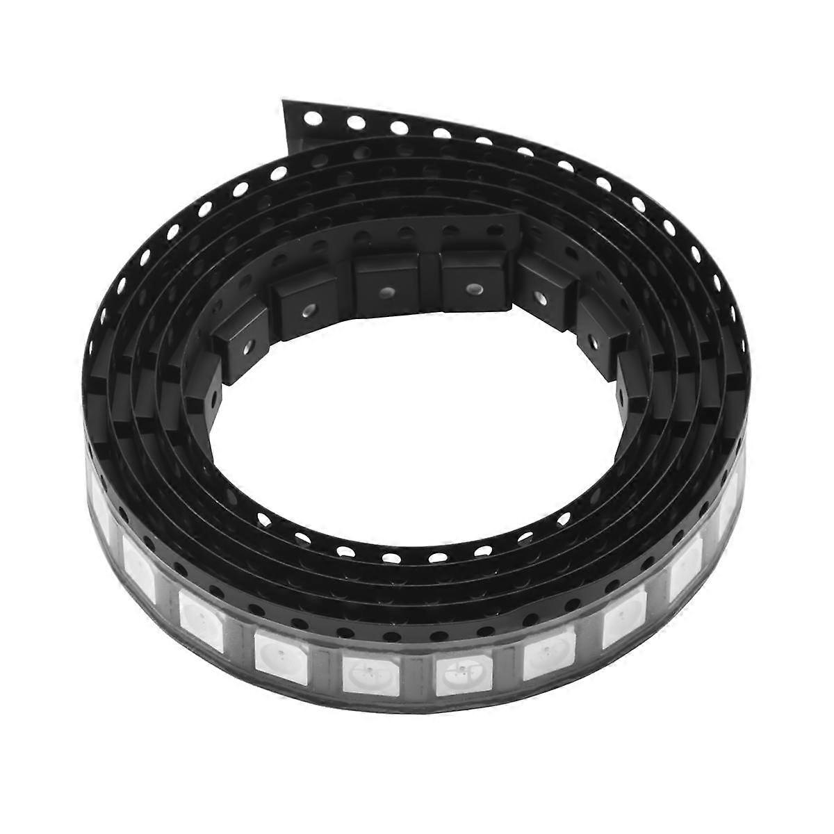 100PCS WS2812B RGB LED Chip 5050SMD White PCB WS2812 Individually Addressable Chip Pixels DC5V