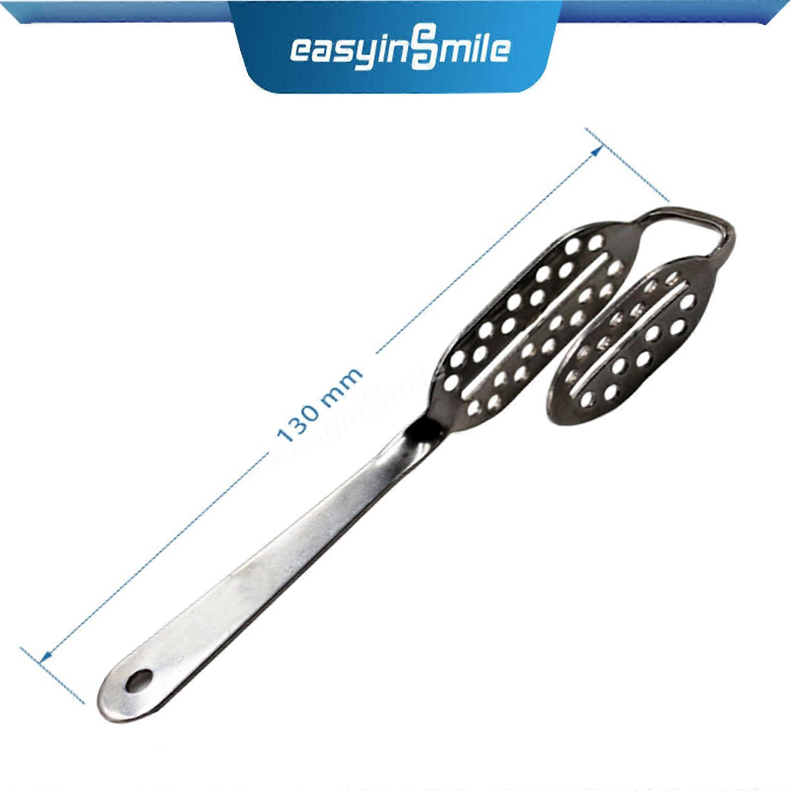 EASYINSMILE 3-in-1歯科印象金属バイトトレイ義歯オートクレーブステンレス鋼材料彫刻矯正歯科用バイト使用