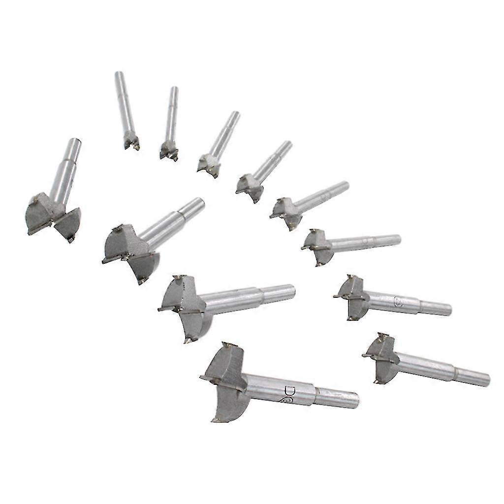 12 Pcs Woodworking Hole Opener Flat Wing Drill Hole Opener Set Multi Drilling Holes Hole Size Saw Cutter Drill Bit Combination Hand Tool Set Accessori